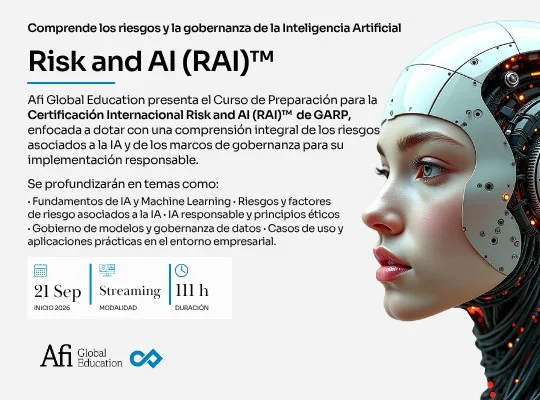 Curso de Preparación para la Certificación Internacional Risk and AI (RAI)™ de GARP