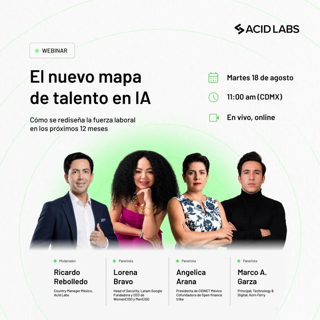 Webinar: El nuevo mapa de talento en IA: Cómo se rediseña la fuerza laboral en los próximos 12 meses